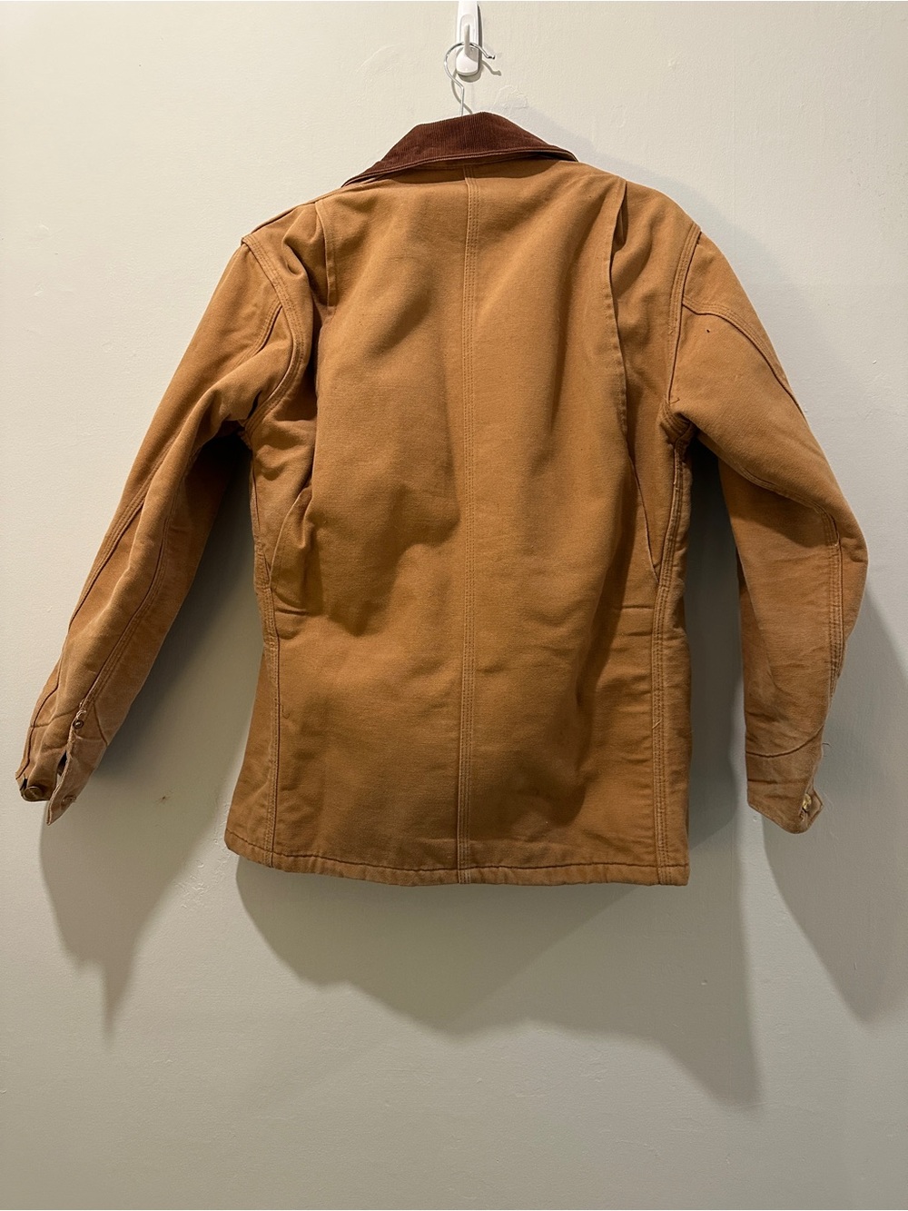 Vintage Carhartt Chore Coat with Corduroy Collar w/blanket lining - Picture 3 of 10